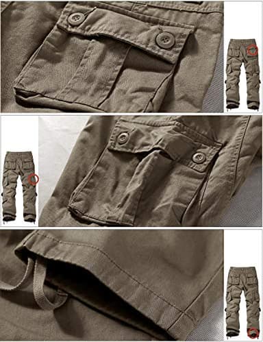 Match Men's Wild Cargo Pants (3357 Light Coffee, 34) - Image 6