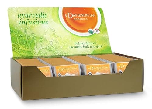 Davidson's Organics, Ayurvedic Infusions, Energize, 100-count Individually Wrapped Tea Bags - Image 1