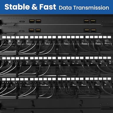 Ultra Clarity Cables Cat 6 Ethernet Cable 50 ft, Outdoor&Indoor 10Gbps Ethernet Cable, High Speed Cat6 Cable RJ45 LAN Internet Cable for Computer, Router, Modem, PS4/5, Xbox, Gaming- Black - Image 8