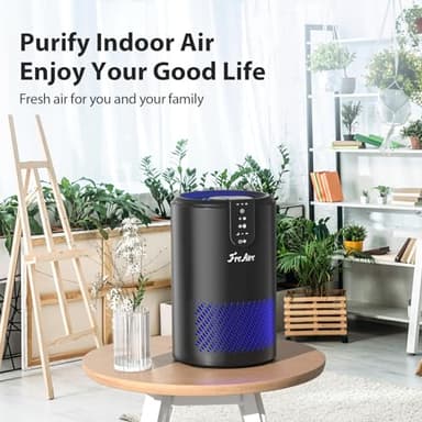 FreAire Air Purifiers for Home, Air Purifiers for Bedroom Up to 538 Ft²/h, Room Air Purifier with 3-in-1 Filter for Smoke Pet Dander Odors with Sleep Mode Timer Fragrance for Bedroom Office Kitchen - Image 8