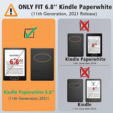 VORI Case for Kindle Paperwhite (11th Generation-2021) and Kindle Paperwhite Signature Edition, Soft TPU Lightweight Protective Smart Shell Cover with Auto Sleep/Wake, Dreamy Marble - Image 2