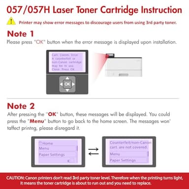 057 Toner Cartridge Black 2-Pack Compatible Replacement for Canon 057 057H CRG-057 MF445dw MF455dw Toner Cartridge for ImageCLASS MF445dw MF448dw LBP226dw LBP227dw LBP228dw MF449dw MF445 Printer Ink - Image 6