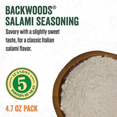 LEM Backwoods Cured Sausage Seasoning with Cure Packet, Salami Sausage - Image 3