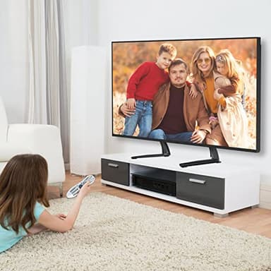 ELIVED Universal Table Top TV Stand for Most 27 to 55 inch LCD LED Plasma Flat Screen TVs, TV Base Height Adjustable Leg Stand Holds up to 88 lbs, VESA up to 800x400mm, YD1014 - Image 7