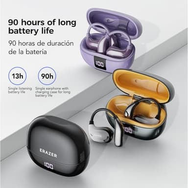 ERAZER XT66PRO AI Translation Earbuds Real Time Translator Earbuds OWS Wireless Bluetooth Earphones 135 Language Open Ear translating Headphones for Travel Business Learning - Image 6