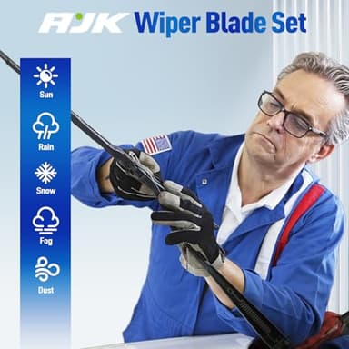 Rear Windshield Wiper for Acura MDX 2014-2024, Streak-free OEM Back Wipers Blades, 14" Window Blade Replacement Assembly - Image 6