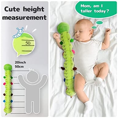 Sumobaby Infant Baby Musical Stuffed Animal Activity Soft Toys with Multi-Sensory Crinkle, Rattle and Textures, for Tummy Time Newborn 0-3-6-12 Months Boys, Girls, Caterpillar - Image 5