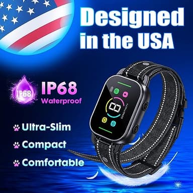 NHUJK Bark Collar- Smart Dog Bark Collar for Small Medium Large Dogs, Rechargeable Anti Bark Training Collar with 8 Adjustable Sensitivity, Barking Collar with Beep Vibration Harmless Shock (Black) - Image 6