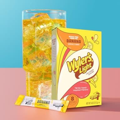 Wyler's Light Singles To Go Powder Packets, Water Drink Mix, Watertok Banana, 96 Servings, 8 Count x Pack of 12 - Image 4