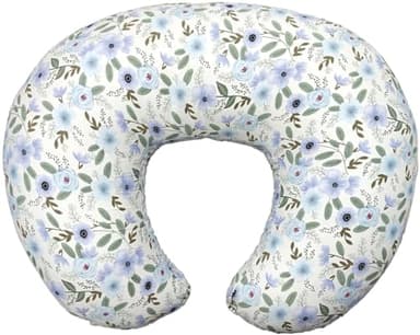 x-vesolje Nursing Pillow, Original Size Breastfeeding Pillows with Removable Cover, Breast Feeding Pillow with Breathable Filling, Ergonomic Nursing Essentials for Bottle and Breastfeeding- Leaves… - Image 1