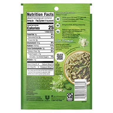 Knorr Sauce Mix Pasta Sauce For Simple Meals and Sides Creamy Pesto No Artificial Flavors, No Added Msg 1.2 oz, 24 Count - Image 2