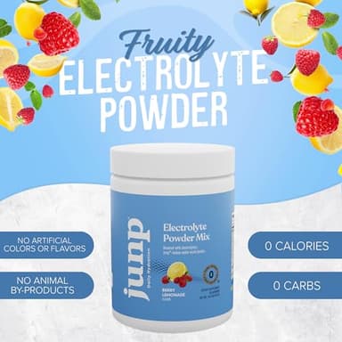 JUNP Electrolytes Powder No Sugar No Carbs – Berry Lemonade Keto Electrolyte Drink Mix - Potassium & Salt Hydration Powder Electrolytes - Zero Calorie Sugar Free Electrolyte Powder, 90 Servings - Image 2