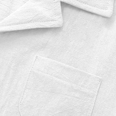 XMWEALTHY Toddler Baby Boy Summer Clothes Color Block Short Sleeve Button-down Shirt Tops Cotton Pants Outfit Set 6-12M - Image 3