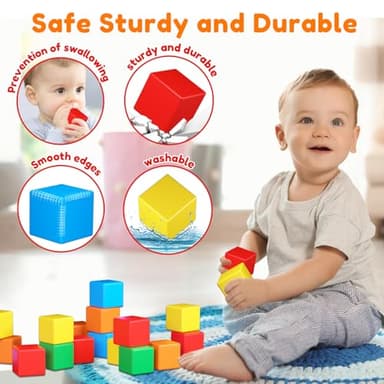 KAEILORU Magnetic Blocks for Kids Ages 3-5 4-8 Magnetic Building Blocks for Toddlers Magnet Cubes Sensory Creative Learning Toys Gift for Kids 3 4 5 6 7+Year Old Boys Girls Birthday - Image 3