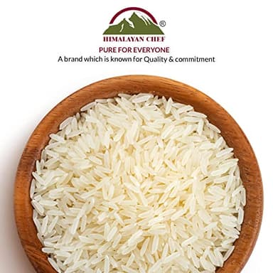 Himalayan Chef Basmati Rice, Natural Extra Long Grain Super Kernal Rice, Premium Quality, Quick Cooking Aromatic, Non-GMO, Halal and Kosher Certified - 10 lbs - Image 2
