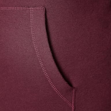 Amazon Essentials Men's Pullover Sweatshirt Hoodie, Big & Tall Options Available, Burgundy, X-Large - Image 7