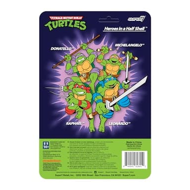 Super7 Teenage Mutant Ninja Turtles Donatello - 3.75" TMNT Action Figure with Accessories Classic Cartoon Collectibles and Retro Toys - Image 3