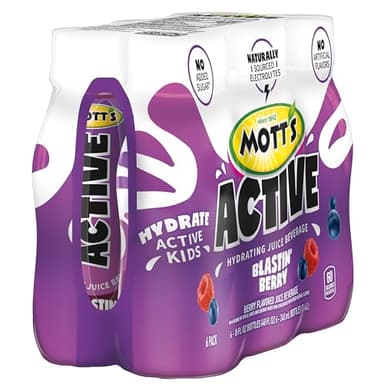 Mott's Active Blastin' Berry Hydrating Juice Beverage, 8 Fl Oz Bottles, 24 Count (4 Packs Of 6), Made With Naturally Sourced Electrolytes & Coconut Water, Gluten & Caffeine-free, Kosher - Image 13
