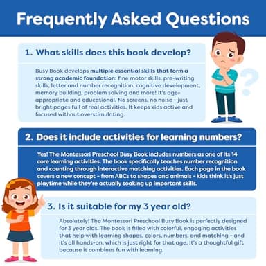Montessori Preschool Busy Book for Toddlers Ages 3 and Up - Preassembled - Preschool Learning Activities Homeschool Montessori Toys - 3 Year Old Boy Gift - 3 Year Old Girl Christmas Birthday Gift - Image 8