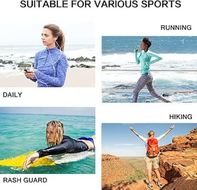 Willit Women's UPF 50+ Sun Protection Hoodie SPF Shirt Long Sleeve Hiking Fishing Outdoor Shirt Lightweight Hoodie Slubby Light Orange L - Image 6
