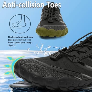 Water Shoes for Men Women Barefoot Shoes Quick Dry Aqua Outdoor Sports for Swim Pool Beach Surf Walk Water Yoga River Lake Hiking Kayaking - Image 4
