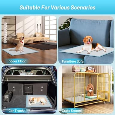 Puppy Pee Pads for Dogs - 32"x36" Extra Large, 60 Count, Leak-Proof & Super Absorbent, Thicken Disposable Potty Pads for Puppy & Cat Training - Image 4