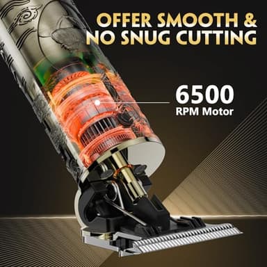 Hair Clippers for Men Cordless Professional Beard Trimmers with LCD Display Electric Grooming Rechargeable Shaver Zero Gapped T/Blade Cutting Kit Gift for Women Men Children - Image 3