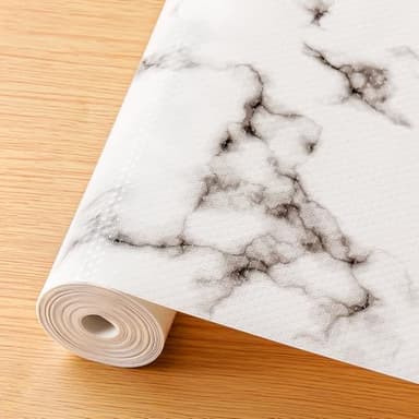 Cooyes Shelf Liner – Premium Non-Adhesive Cabinet and Drawer Liner for Kitchens – Waterproof Shelf Paper with Modern Pattern – Durable EVA Cabinet Mat – Easy to Cut - Image 1