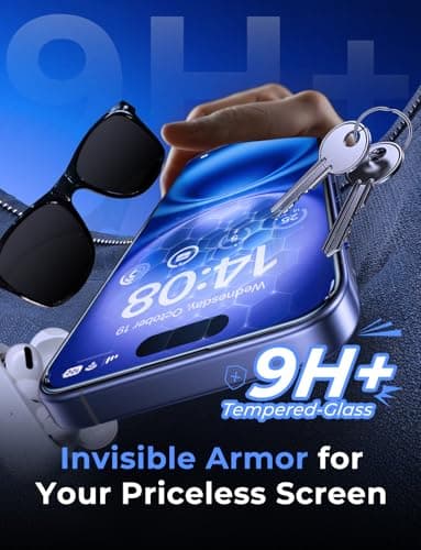 MAGIC JOHN 2 Pack for iPhone 16 6.1 inch Tempered Glass Screen Protector (Not Pro), Auto Dust-Elimination, Bubble Free, Easy Installation, HD Clear - Image 4