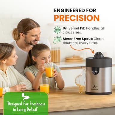 Eurolux Electric Citrus Juicer – Easy Juice Squeezer for Lemon & Orange - Image 3