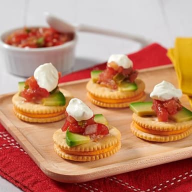 RITZ Cheese Sandwich Crackers, Lunch Snacks, 48 Snack Packs (6 Boxes, 6 Crackers Per Pack) - Image 9