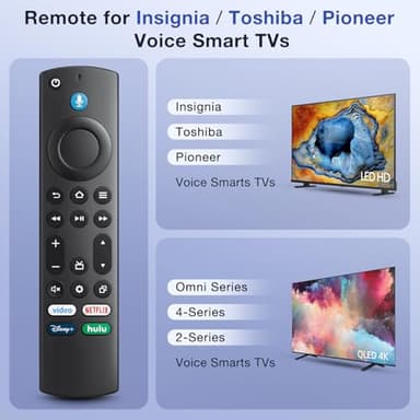 Replacement-Voice-Remote-Control-for-Insignia-Toshiba-Pioneer-Smart-TVs - Image 2