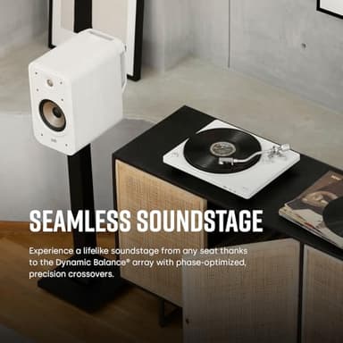 Polk Signature Elite ES20 Bookshelf Speaker - Hi-Res Audio Certified, Dolby Atmos & DTS:X Compatible, 1" Tweeter & 6.5" Woofer, Power Port Technology for Effortless Bass (Pair, Elegant White-Washed) - Image 6