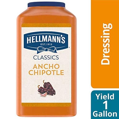 Hellmann's Real Ancho Chipotle Sauce Jug Vegetarian, Gluten Free, No Artificial Flavors or Colors, 1 gallon (Pack of 1) - Image 4