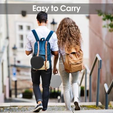 ProCase Hard Case for AirPods Max, Travel Carrying Headphone Case with Silicone Earpad Cover & Mesh Pocket, AirPods Max Protective Portable Storage Bag -Black - Image 6