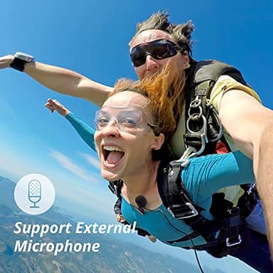 AKASO Brave 4 Pro 4K30FPS Action Camera - 131ft Underwater Camcorder Waterproof Camera with Touch Screen Advanced EIS Remote Control 5X Zoom Underwater Camera Support External Mic - Image 7