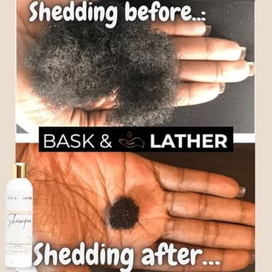 BASK & LATHER Strengthen Hair Shampoo – All-Natural, pH‑Balanced Formula for Hair Growth & Repair, Sulfate‑Free, Silicone‑Free, Paraben‑Free, 8 oz - Image 2