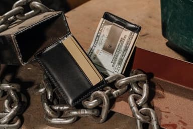 House of Jack Co. Slim Daddy Slim Money Clip Wallet for Men, Minimalistic Front Pocket Card Holder, Full Grain Cowhide Leather Wallet, Black - Image 2
