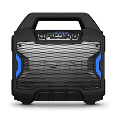 ION Tailgater Boom - Outdoor Portable Bluetooth Speaker with Mic in, FM Radio, USB Port, Battery, IPX5 Water-Resistant, Wireless Stereo-Link, App, 60W - Image 1