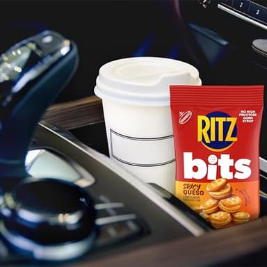 RITZ Bits Spicy Queso Cheese Sandwich Crackers, Snacks for Kids and Adults, Lunch Snacks, 12-3 oz Bags - Image 10