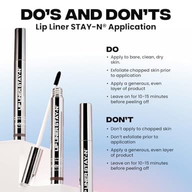 Sacheu Lip Liner STAY-N Peel Off Lip Stain — Long Lasting Matte Lip Tattoo Transfer Proof Lipstain Infused with Hyaluronic Acid & Vitamin E for All Skin Types — Vegan & Cruelty-Free, p-INKED - Image 9