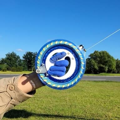 Kaiciuss Octopus Kite & Kite Reel Set, Easy to Fly for Beach Trip, Nice Winder for Kids & Adults, Single Line Frameless Style with 7.2 Inch Wheel Kit (Green) - Image 7