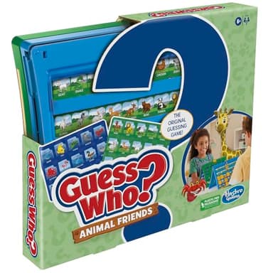 Hasbro Gaming Guess Who? Animal Friends Game | 2 Double-Sided Animal Sheets | 2-Player Board Games for Kids | Back to School Gifts | Ages 6+ (Amazon Exclusive) - Image 8