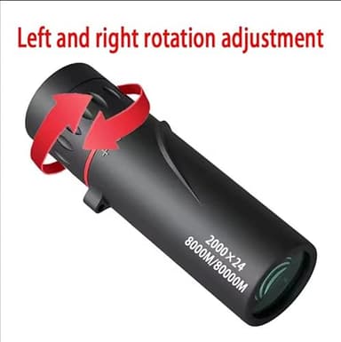 Compact High Power Monocular Telescope, 8X Magnification Portable Single Tube for Hiking, Bird Watching, Stargazing, and Outdoor Adventures - Image 3