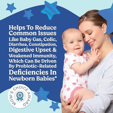 LOVEBUG Baby Probiotic Drops 0-12 Months - Organic Probiotics for Babies & Newborns, Supports Baby Gas, Colic, Diarrhea and Infant Constipation Relief, Sugar-Free, Tasteless Liquid, 10ml - Image 2