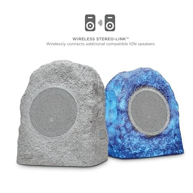 ION Audio Glow Rocker Pair - Wireless Outdoor All-Weather Bluetooth Speakers, Weather-Resistant Pool Deck Safe Patio Garden Speaker Set (Renewed) - Image 8