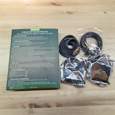 4 Pack Flea Collar for Cats, Cat Flea and Tick Treatment, 8 Months Protection Flea and Tick Prevention for Cats, Waterproof Cat Flea Collar, Adjustable Cat Flea and Tick Collar for Cats Kittens, Black - Image 9