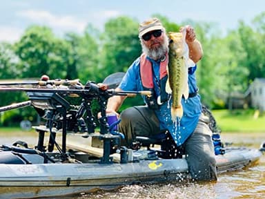 YakAttack Omega Pro Rod Holder | Track Mount Fishing Rod Holder for Kayak & Boat | Secure & Adjustable LockNLoad System | Compatible with Spinning, Casting, Fly Reels | Kayak Track Mount Accessories - Image 7