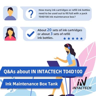 T04D100 Ink Maintenance Box for ET-15000 ET-3750 ET-4750 ET-4760 ET-3760 ET-4850 ET-3850 ET-3710 ET-3830 WF-2860 (T04D100 / EWMB2 / E-04D100) 2-Pack - Image 4