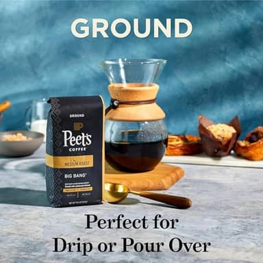 Peet's Coffee, Dark Roast Ground Coffee - French Roast 28 Ounce Bag - Image 7